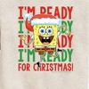 Boys' - SpongeBob SquarePants - I'm Ready For Christmas Graphic Long Sleeve Fleece Sweatshirt - 2 of 4