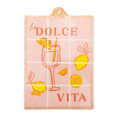 Ceramic Wall Decor Board Dolce Vita - Bullseye's Playground™