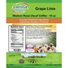 Larissa Veronica Grape Lime Medium Roast Decaf Coffee (Gourmet, Naturally Flavored, Whole Coffee Beans) (16 oz, ZIN: 565538) - 2 of 4