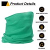 Unique Bargains Breathable Elastic Moisture Absorption Sport Neck Gaiter Face Mask - 4 of 4