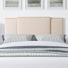 Corliving Full-King Expandable Upholstered Headboard Cream: Upholstered, Adjustable, Metal & Wood Composite - 2 of 4