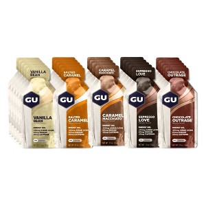 GU Energy Mixed Indulgent Flavors Nutrition Gel - 24pk - 1 of 4