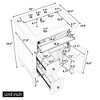 JANSNO 24" Freestanding Bathroom Vanity with Sink, Flip Drawer, Adjustable Shelf & Metal Handles - 4 of 4