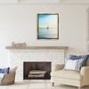 Stupell Industries Blue Sunlit Sailboat Black Framed Floater Canvas Wall Art - 2 of 4