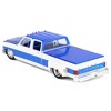 M2 Machines 1/64 1977 Chevy Cheyenne Super30 Custom LA Pickup Truck, White with Custom Blue Stripes 39000-MJS05 - 4 of 4
