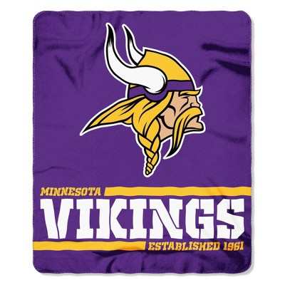  The Northwest Company Minnesota Vikings Fleece Throw , Purple 