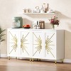 Hommoo 59" Sideboard Buffet Storage Cabinet White - image 2 of 4