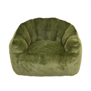 COWLOWN Large Bean Bag Chair with Armrests, High-Density Foam Filled for Adults & Kids - 1 of 4