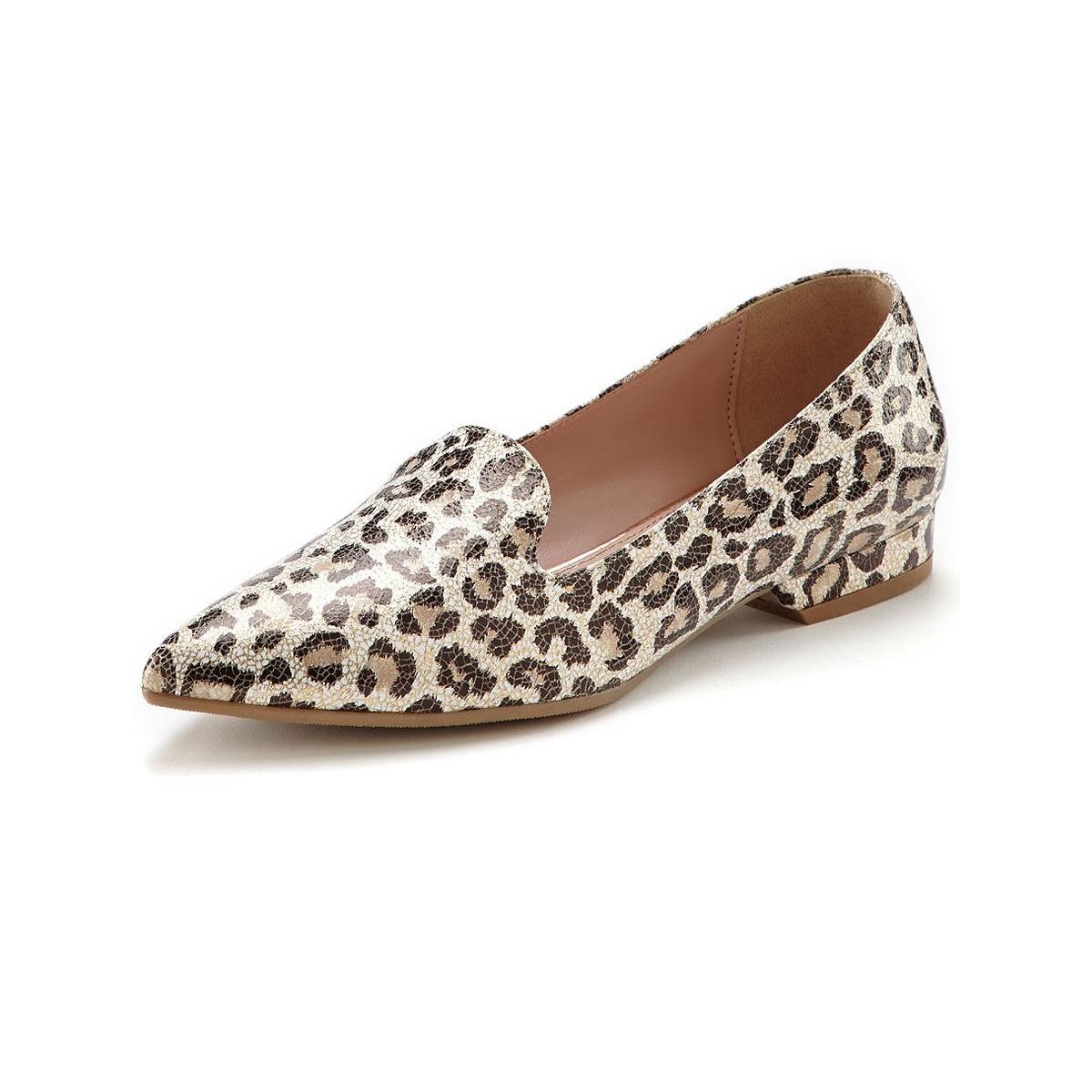 Женские туфли Lascana Women's Leopard Cheetah Print Loafers - LASCANA - Leopard Leopard Spot 6 — фото 3