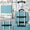 MOEPISY 3-Piece Luggage Set, Durable Hardshell ABS Suitcase with Spinner Wheels, TSA Lock, Side Hooks, Lightweight Carry-On & Checked Luggage - 4 of 4