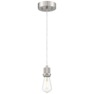 Access Lighting Port Nine Bare Martini 1 - Light Pendant in  Brushed Steel - 1 of 2