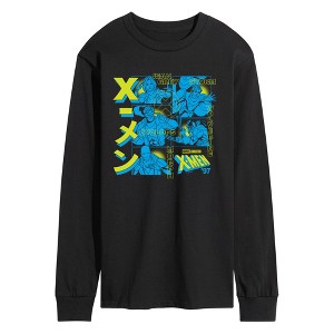 Men's - X-Men - Character Grid Long Sleeve Graphic T-Shirt : Target