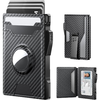 Paaaawaters typecase Wallet for Men: Rfid-blocking with Money Clip Slim Leather Bifold ID Window Smart Pop Up Card
