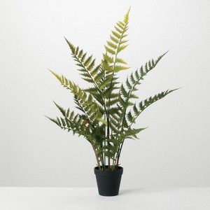 Sullivans Artificial Potted Fern; Green - 1 of 4