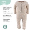 The Peanutshell 3pk Cotton Sleeper Set for Baby Boy and Girl, Serene Safari - 2 of 4