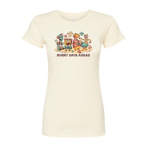 Women's - SpongeBob SquarePants - Sunny Days Ahead Fitted Graphic T-Shirt - 1 of 4