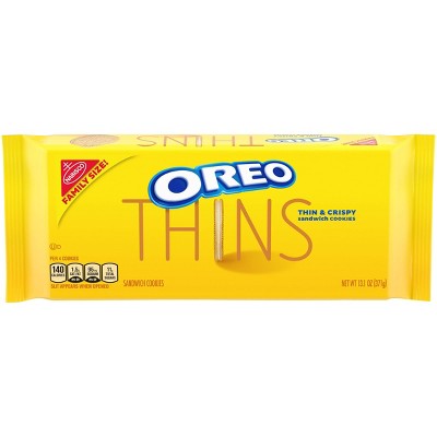 Oreo Thins Golden Sandwich Cookies Family Size - 13.1oz