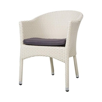 Chic Crate Weave Wicker Rattan Patio Chair : Target