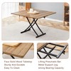 GDFStudio Jackie Modern Adjustable 5 Piece Dining Set with Lift Table and Upholstered Chairs - 4 of 4