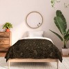 Deny Designs 2pc Twin/Twin XL Iveta Abolina Mushrooms Dark Brown Comforter Bedding Set - 3 of 3