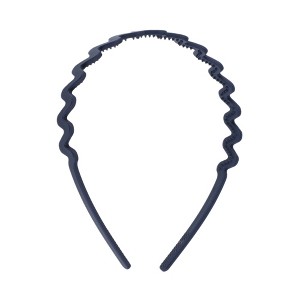 Unique Bargains Women's Classic Elegant Frosted Wavy Hairband 5.51"x4.72" 1 Pc - 1 of 4