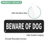 Unique Bargains Indoor Outdoor Yard Home Acrylic Self-adhesive Durable Beware of Dog Sign 3x9 Inch - 2 of 4