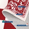 Christmas Plaid  Rug - Washable Non-Slip Reindeer Rug, Stain Resistant Foldable Floor Mat for Entryway, Porch, Bedroom, Multiple Sizes & Colors - 2 of 4