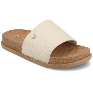 Journee Women's Sheena Beach Sandals - 1 of 4