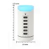 LINSAY SMART LED LAMP TOUCH with 6 USB Charging Station Multi color LED dimmable - 4 of 4