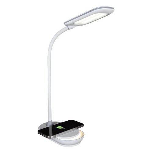 Enhance Sanitizing Desk Lamp With Usb Charging (includes Led Light Bulb) -  Ottlite : Target