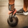 WOD Nation Wrist Wraps & Straps for Gym & Weightlifting (18 inch) - Gym Wrist Straps Support for Women & Men - Black/Orange - 4 of 4