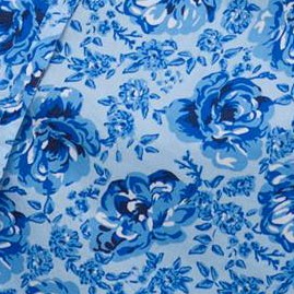 blue floral