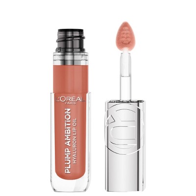 L'Oreal Paris Plump Ambition Hyaluron Lip Oil Plumping Lip Gloss - 0.16 fl oz
