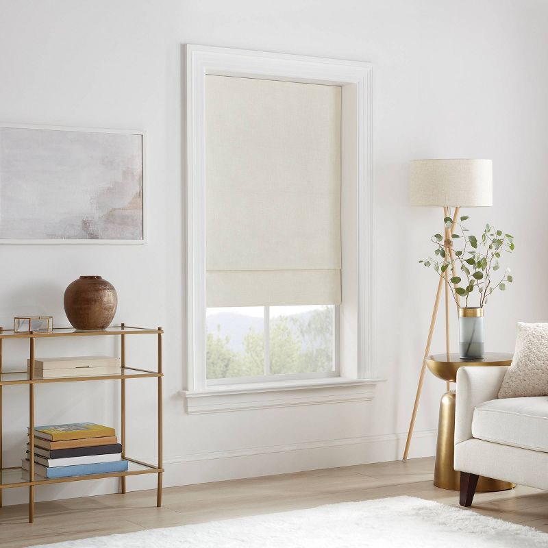 Drew 100% Total Blackout Cordless Roman Blind and Shade - Eclipse, 4 of 11