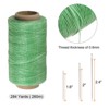 Unique Bargains Wear-Resistant Polyester Embroidery Waxed Thread with Needles - 2 of 4