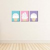 Big Dot of Happiness Scoop Up the Fun - Ice Cream - Sprinkles Kitchen Wall Art, Nursery Decor and Restaurant Decor - 7.5 x 10 inches - Set of 3 Prints - 3 of 4