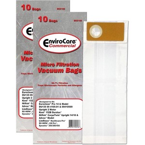 Euroclean Pro, Kent, Nilfisk, Advac, Lindhaus, Upright Vacuum Cleaners Vacuum Cleaner Dust Bags 20 Bags - 1 of 4