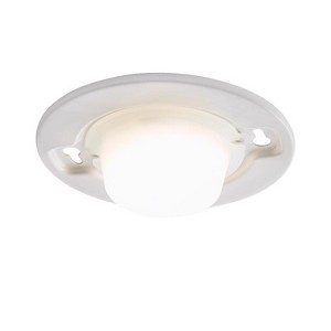 ETI 1.33 in. H X 4.72 in. W X 4.72 in. L White Ceiling Light - 1 of 1