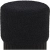 Meridian Furniture,Veranda Boucle Fabric Ottoman/Stool - 4 of 4