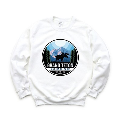 Simply Sage Market Women's Graphic Sweatshirt Grand Teton National Park Badge