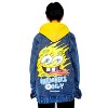 Members Only - Women's Spongebob Hoodie Trucker Oversized Jacket - image 2 of 4