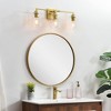Elegant Lighting Ronnie 3 light Chrome and Clear Bath Sconce - 2 of 4