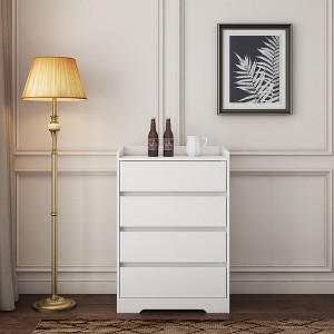 NicBex Modern Minimalist 6-Drawer Dresser Cabinet without Handle,Wooden Chest of Drawers for Bedroom,Living Room,Hallway - 1 of 4