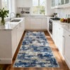 Area Rug Living Room Rug: Washable Modern Abstract Soft Thin Rug Indoor Floor No Slip Stain Resistant Carpet - 3 of 4
