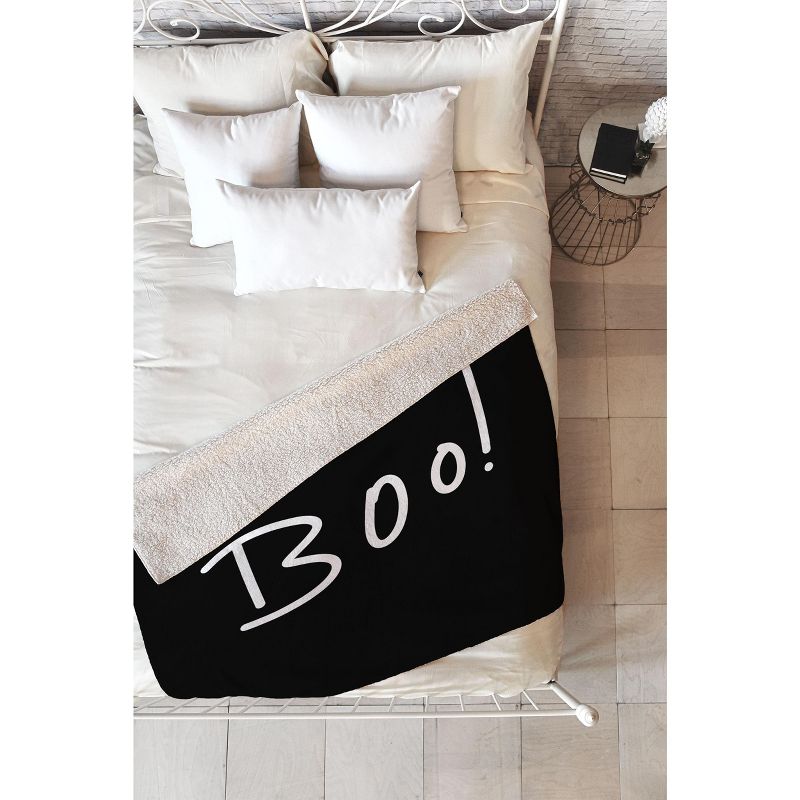 Lisa Argyropoulos Halloween Boo  Throw Blanket - Deny Designs, 1 of 3