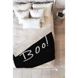 Lisa Argyropoulos Halloween Boo  Throw Blanket - Deny Designs