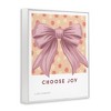 Stupell Industries Choose Joy Bow with Florals Framed Giclee Art - 2 of 4
