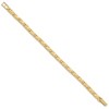 Black Bow Jewelry 6mm 10k Yellow Gold Nugget Link Bracelet, 8 Inch - 2 of 4