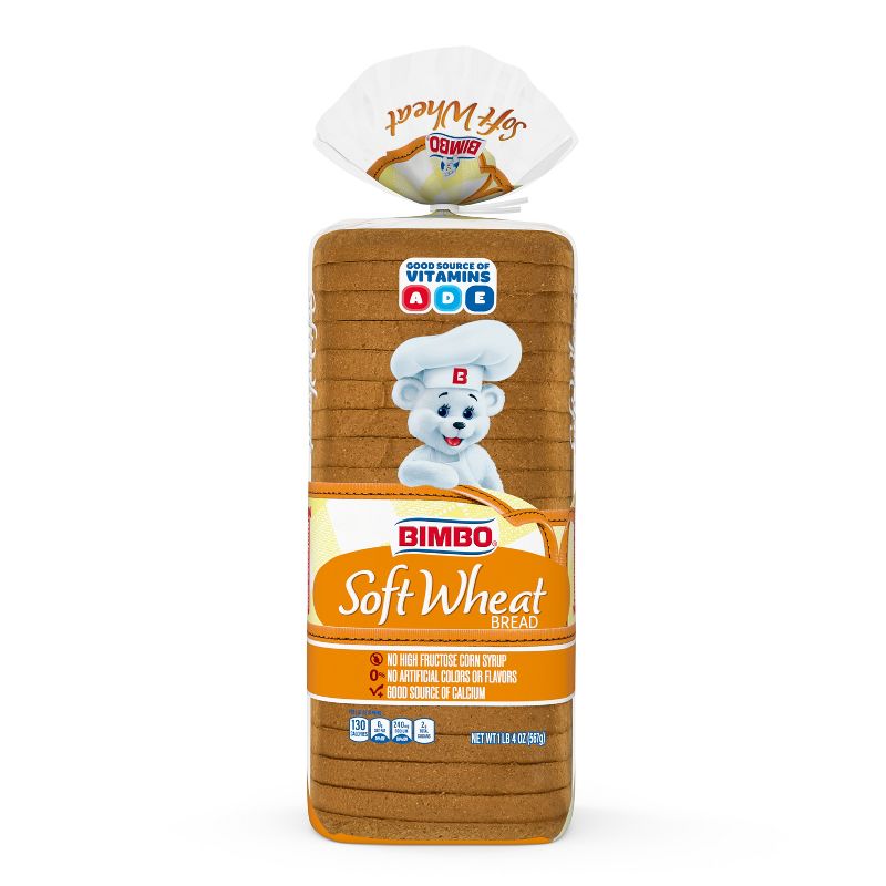 Bimbo Soft Wheat Bread - 20oz, 1 of 7