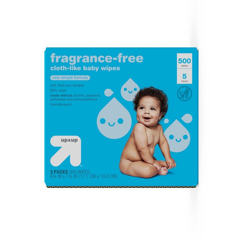Fragrance-Free Baby Wipes - up & up™ (Select Count), 6 of 18